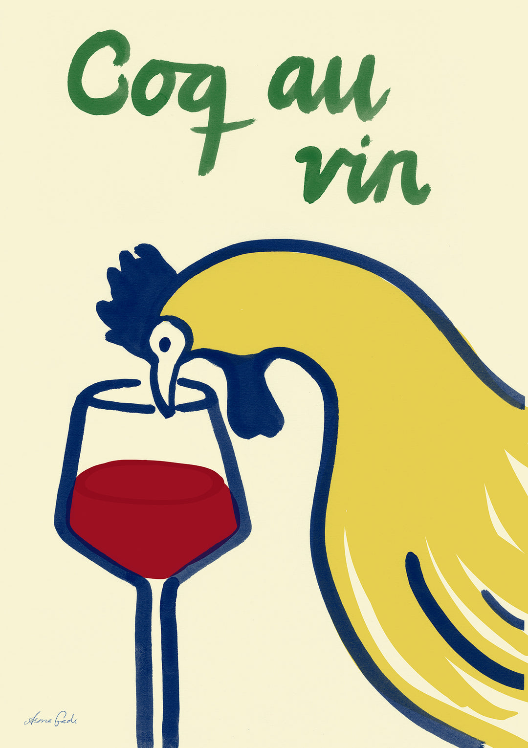 Plakat · Coq au vin